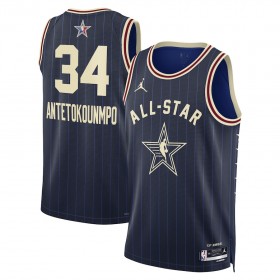 Camiseta Hombre All-Star 2024 Eastern Conference Giannis Antetokounmpo Navy Swingman